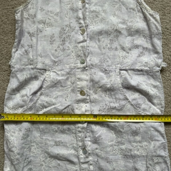 Linen Shepherd's dress - Picture 9 of 12